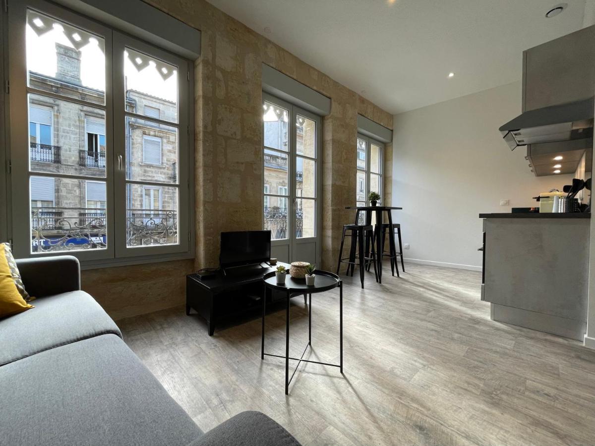 Magnifique Appartement Pour 2 Avec Climatisation Et Belle Pierre Bordelaise Bordeaux Buitenkant foto