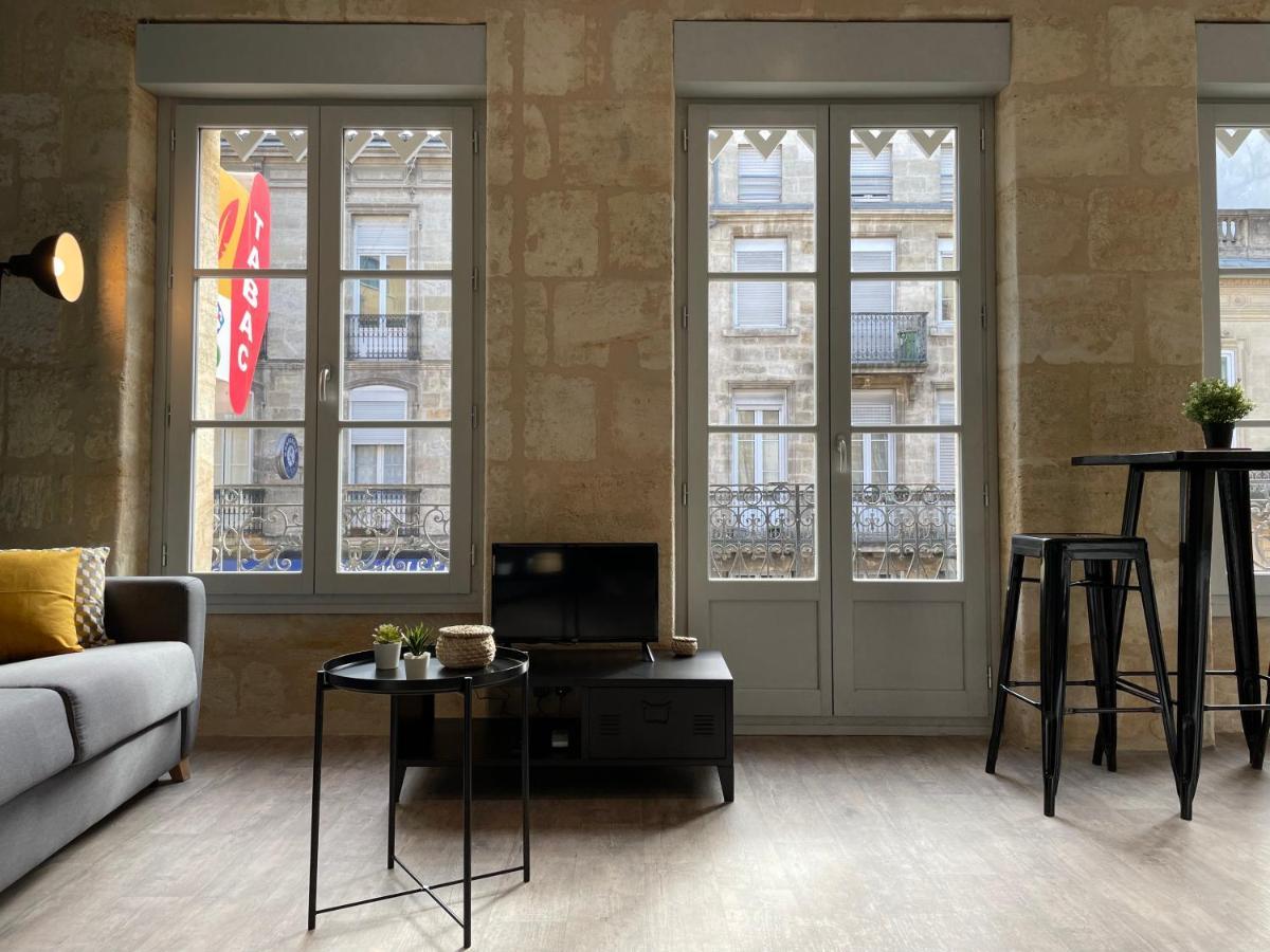 Magnifique Appartement Pour 2 Avec Climatisation Et Belle Pierre Bordelaise Bordeaux Buitenkant foto