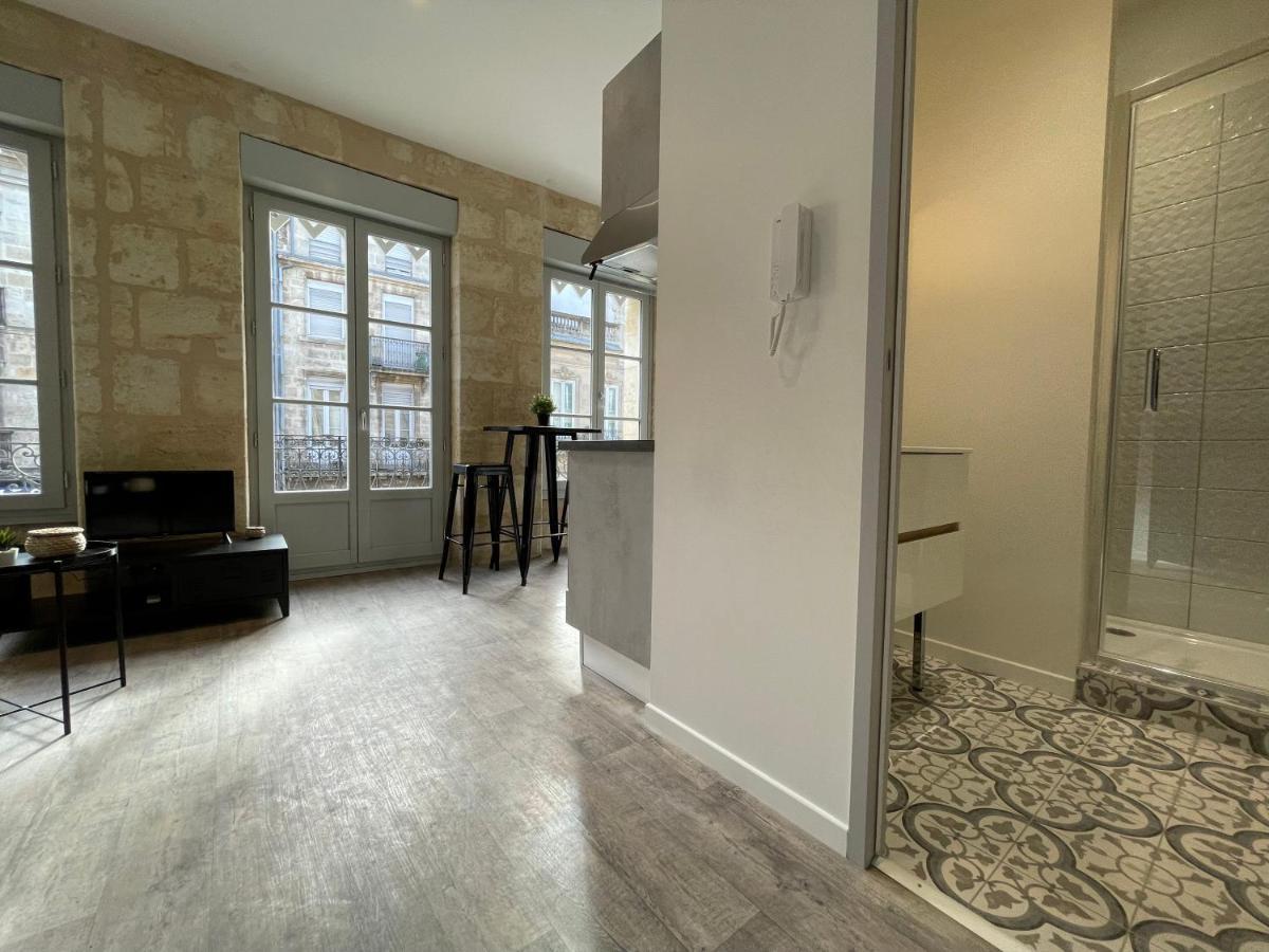 Magnifique Appartement Pour 2 Avec Climatisation Et Belle Pierre Bordelaise Bordeaux Buitenkant foto