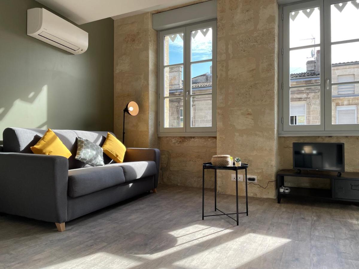 Magnifique Appartement Pour 2 Avec Climatisation Et Belle Pierre Bordelaise Bordeaux Buitenkant foto