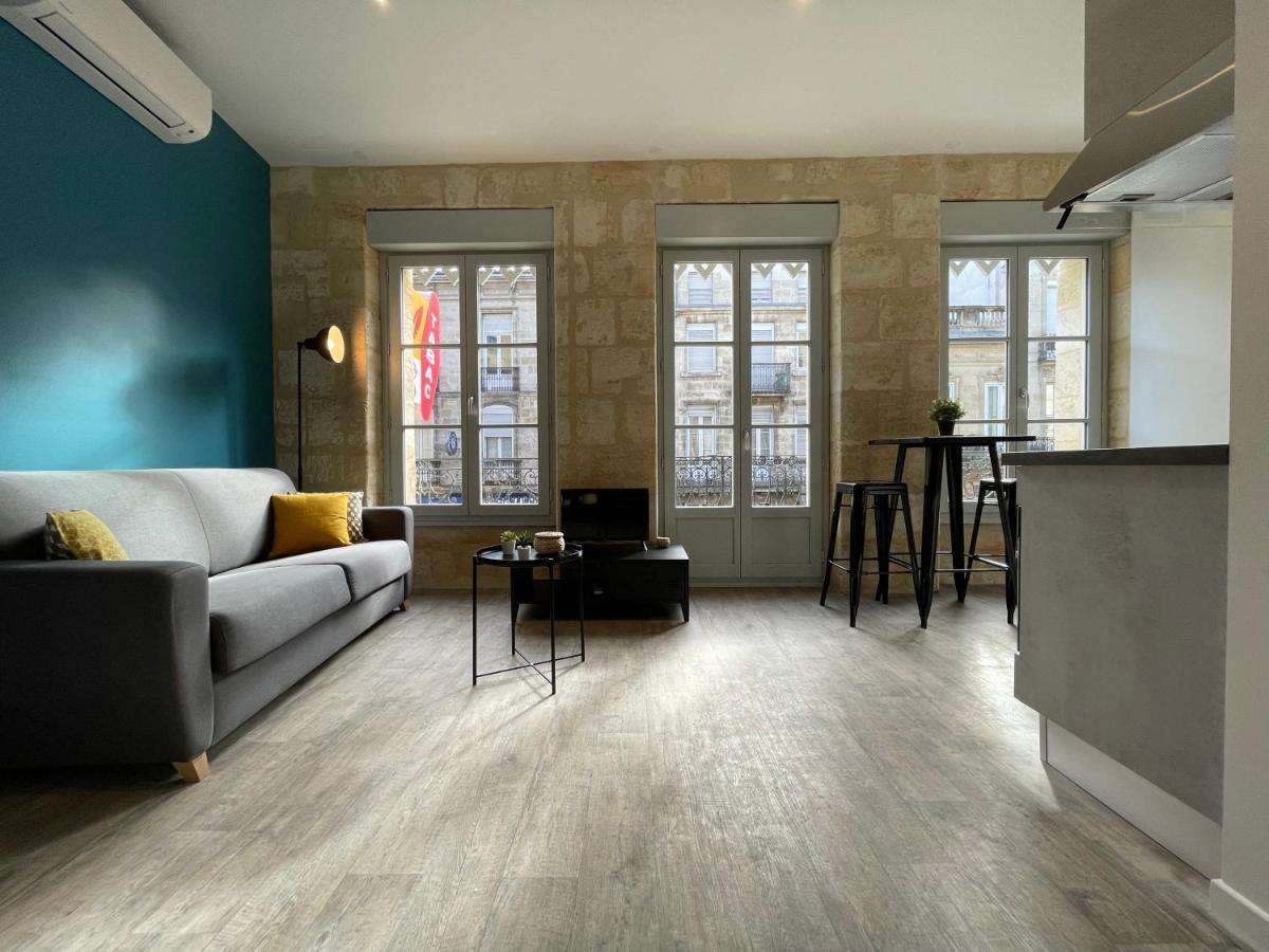 Magnifique Appartement Pour 2 Avec Climatisation Et Belle Pierre Bordelaise Bordeaux Buitenkant foto