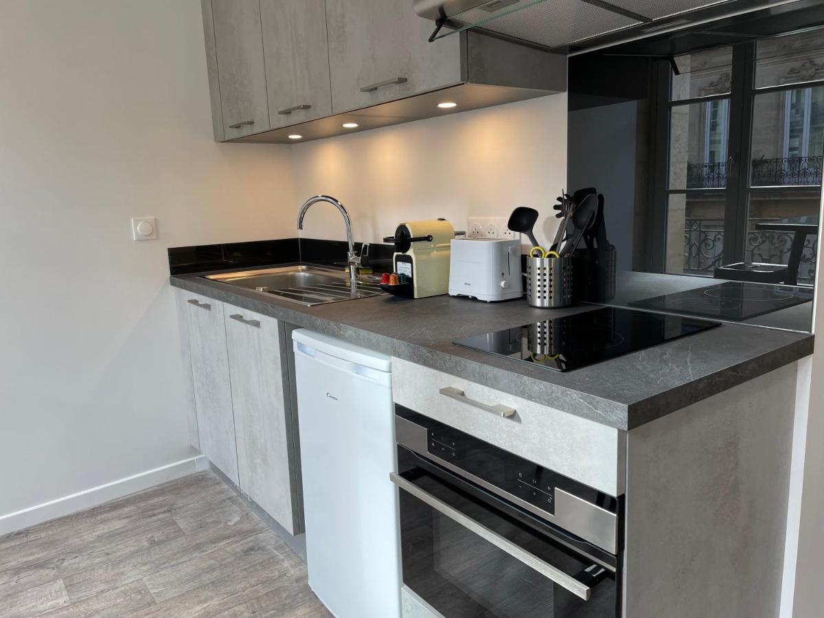Magnifique Appartement Pour 2 Avec Climatisation Et Belle Pierre Bordelaise Bordeaux Buitenkant foto