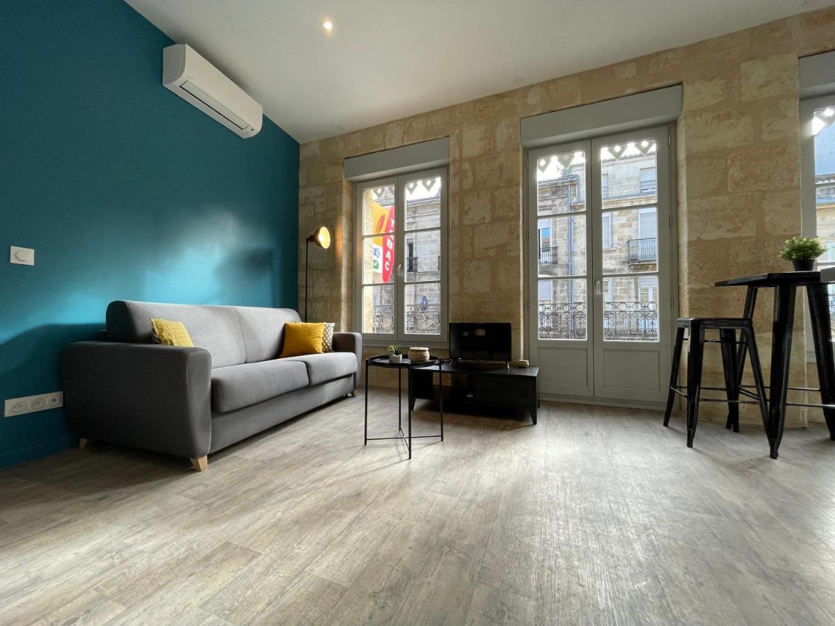Magnifique Appartement Pour 2 Avec Climatisation Et Belle Pierre Bordelaise Bordeaux Buitenkant foto