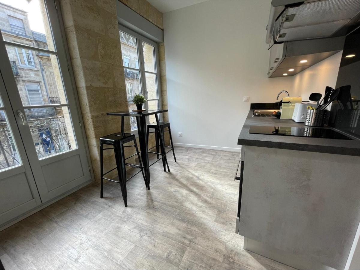 Magnifique Appartement Pour 2 Avec Climatisation Et Belle Pierre Bordelaise Bordeaux Buitenkant foto