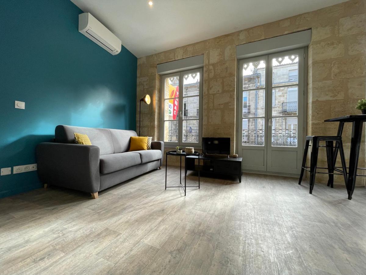 Magnifique Appartement Pour 2 Avec Climatisation Et Belle Pierre Bordelaise Bordeaux Buitenkant foto
