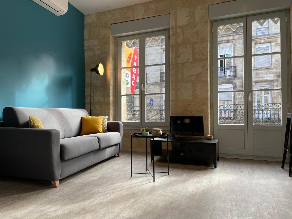 Magnifique Appartement Pour 2 Avec Climatisation Et Belle Pierre Bordelaise Bordeaux Buitenkant foto