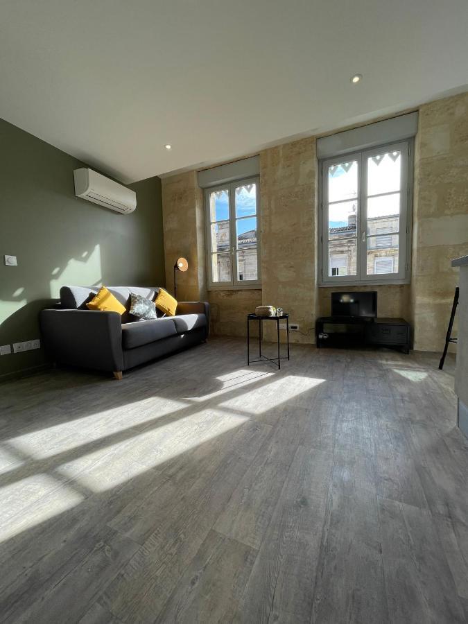 Magnifique Appartement Pour 2 Avec Climatisation Et Belle Pierre Bordelaise Bordeaux Buitenkant foto